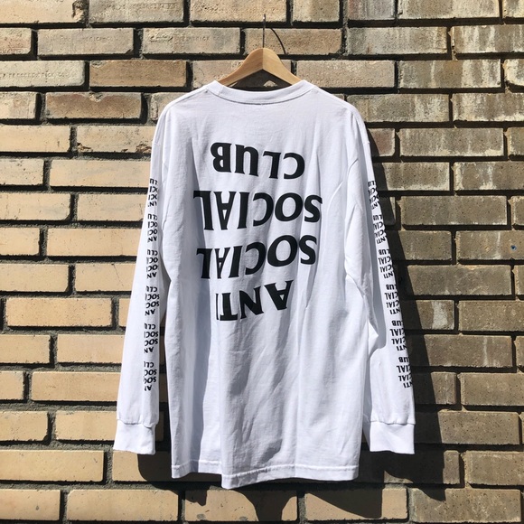 Antisocial Social Club reversed logo L/S - Picture 1 of 5